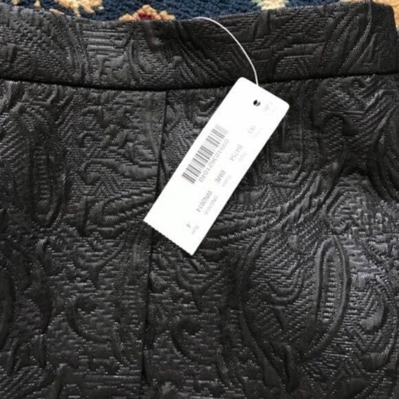 J Crew Origami Mini Skirt Metallic Matelasse Wrap - Picture 7 of 8